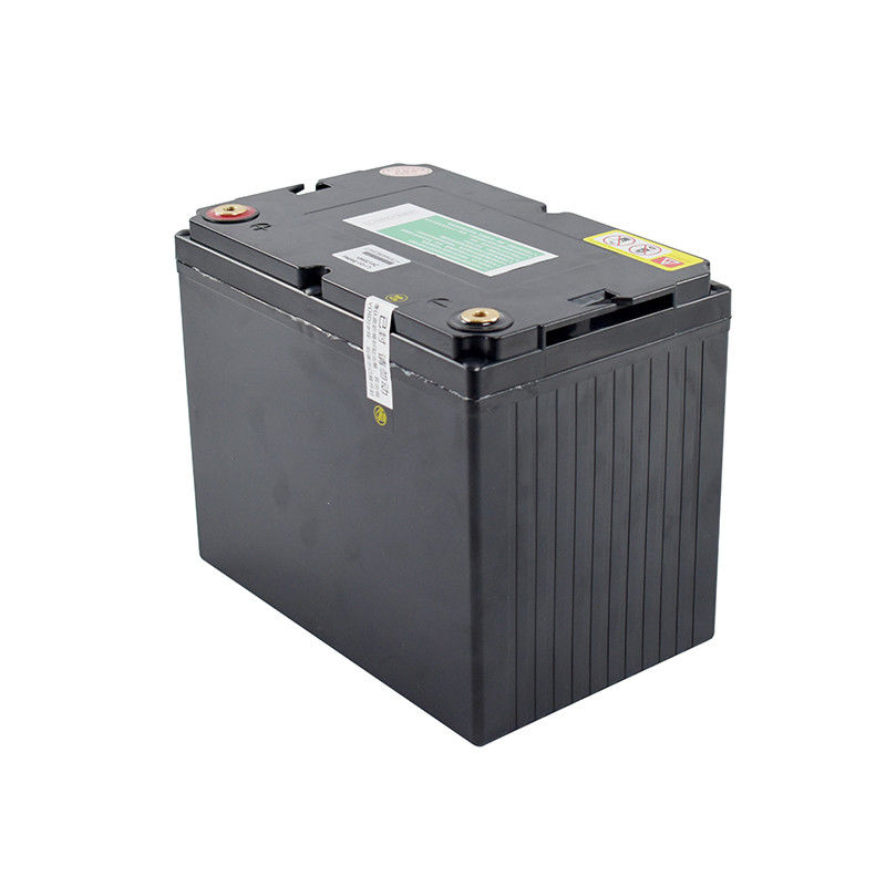Schwarze Palettenbatterie mit 260*168*220mm Größe für die Handhabung industrieller Materialien