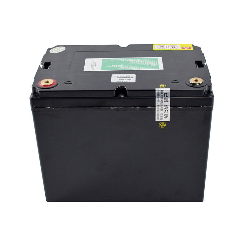 Schwarze Palettenbatterie mit 260*168*220mm Größe für die Handhabung industrieller Materialien