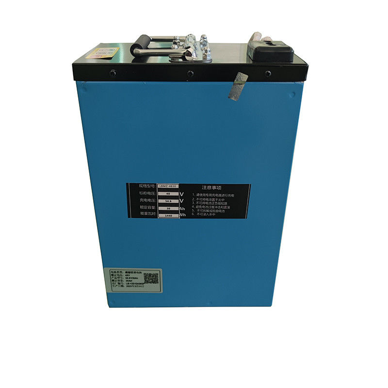 Elektrische Gabelstapler Lithium-Ionen-Batterie 2000 Zyklen Maximalladeströmung 80ah Größe 250*165*450mm