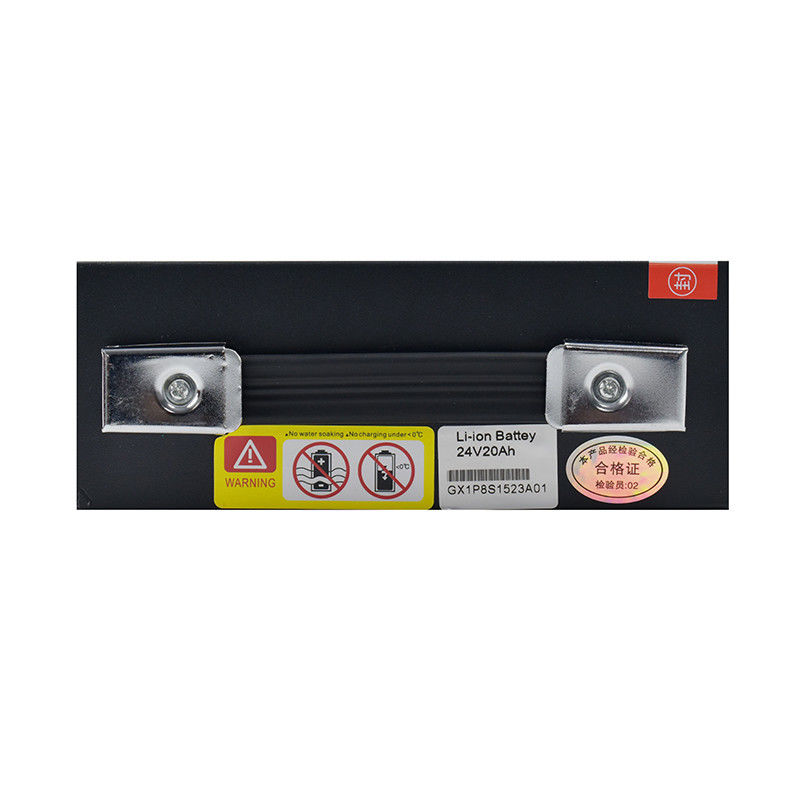Schwarze Palettenwagenbatterie 24V 20AH Kapazität 197*74*260mm Entladungszeit 2-3 Stunden