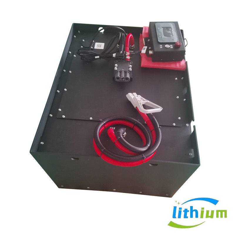 51.2V 346ah Lithium-Eisen Gabelstapler Batterie mit Batterie Speicher Batterie Ladegerät 830X630X465mm