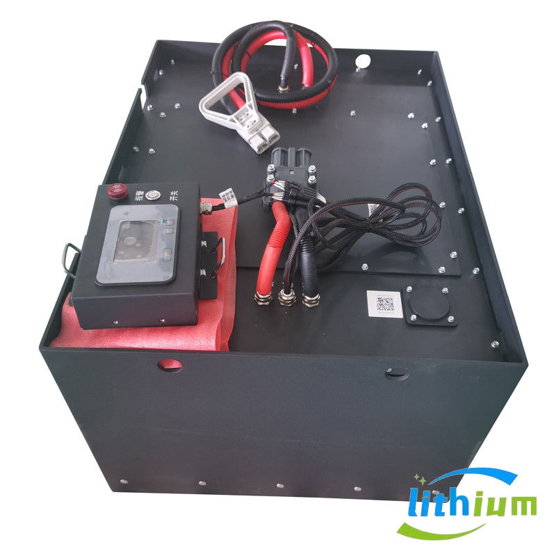 51.2V 346ah Lithium-Eisen Gabelstapler Batterie mit Batterie Speicher Batterie Ladegerät 830X630X465mm