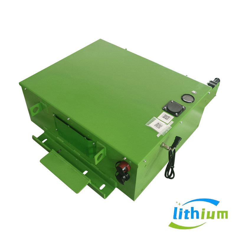 Schwarze Lithium-Ionen-Forkliftbatterie 15Ah Kapazität Langlebigkeit Wiederaufladbare Batterie für industrielle Gabelstapler