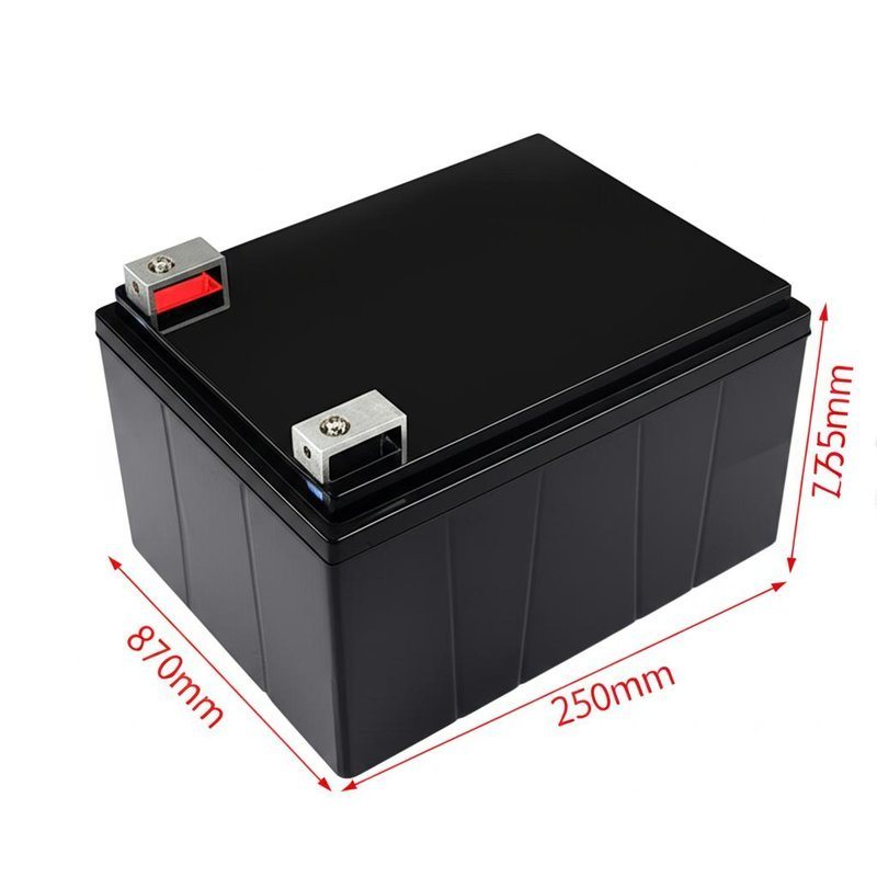 15Ah Elektrogabelstapler Lithium-Ionen-Batterie Schwarz 175*85*210mm Überlegene Leistung
