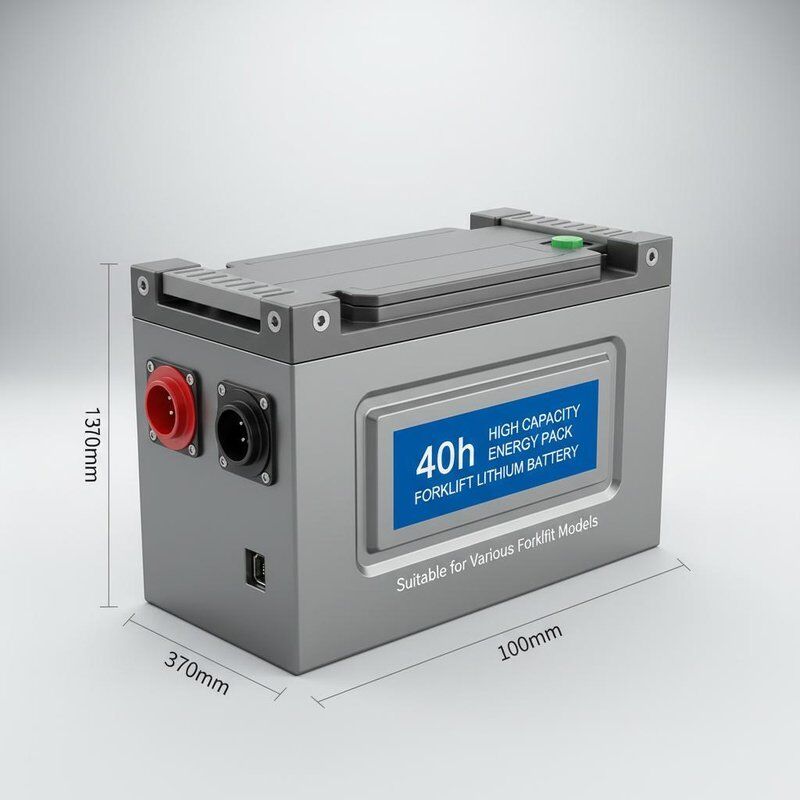 40ah Forklift Lithium Battery 370100355mm High Capacity Energy Pack Suitable for Various Forklift Models